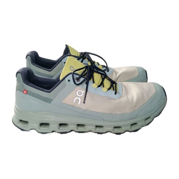ON Cloudvista Waterproof Shoes Men's Size 9.5 Chalk Moss 74.98276 - Picture 3 of 8